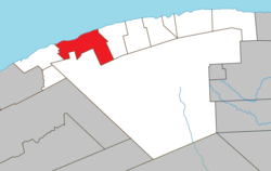 Sainte-Anne-des-Monts Quebec location diagram